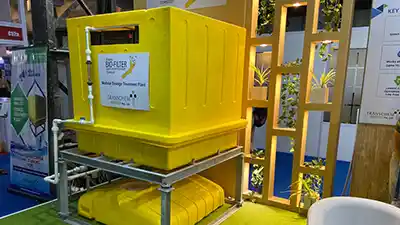 sewer treatment facility by Transchem trans Bio-Filter&trade;